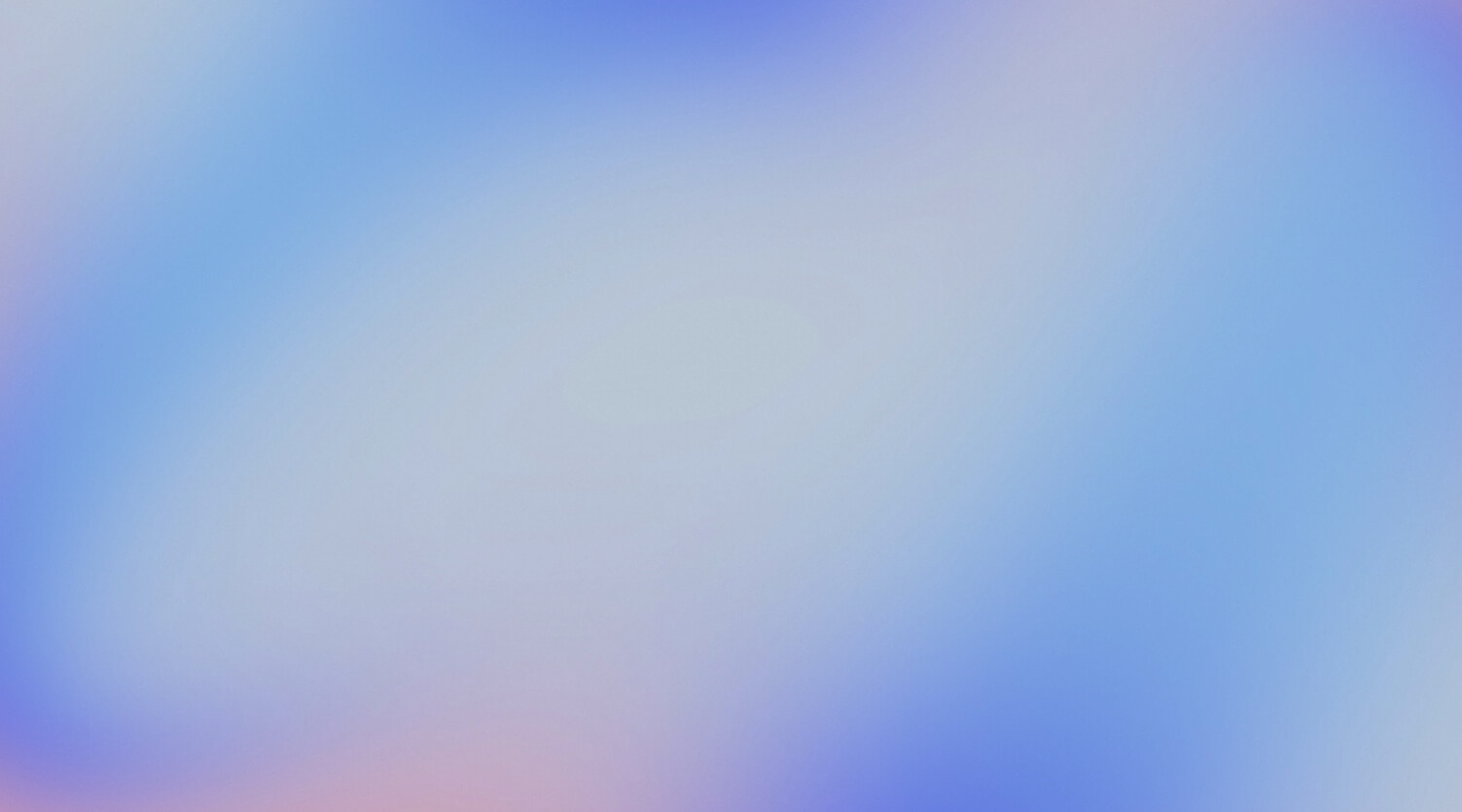 A smooth gradient background with blended shades of blue, purple, and subtle pink, creating a soft, abstract appearance.
